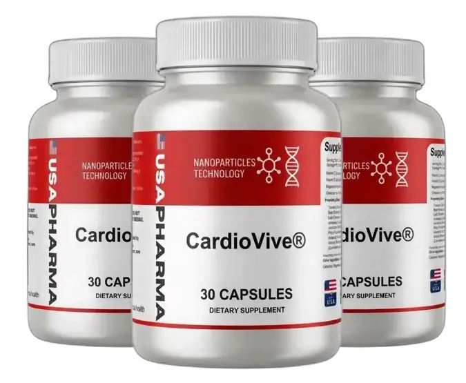 Cardiovive capsule supplement bottles